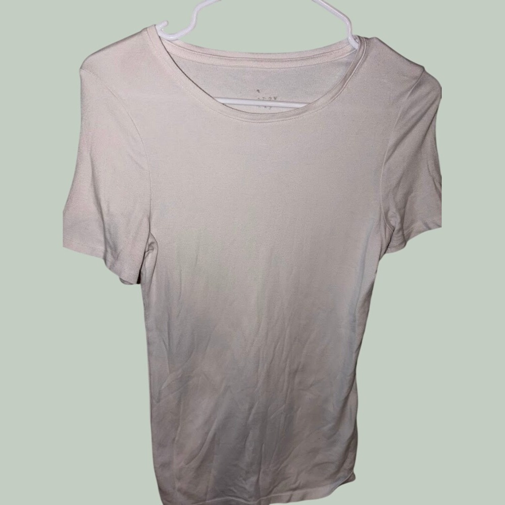 A New Day Womens Short Sleeve Crewneck T-Shirt Light Pink Size Small G0246